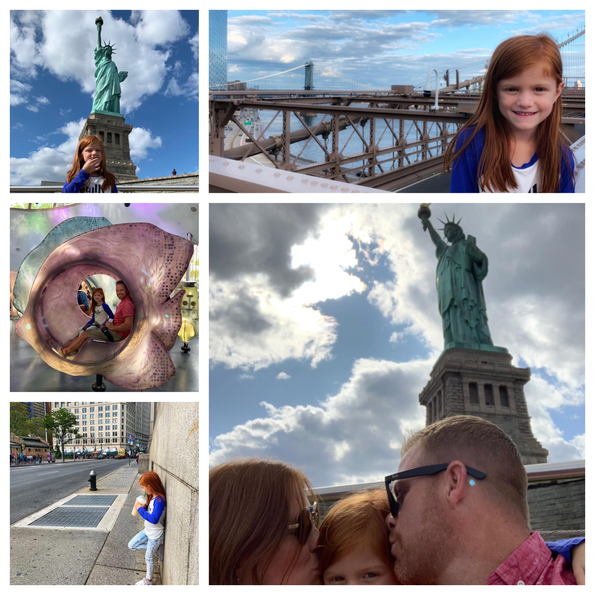 Statue of Liberty National Monument — the Baughn family visit