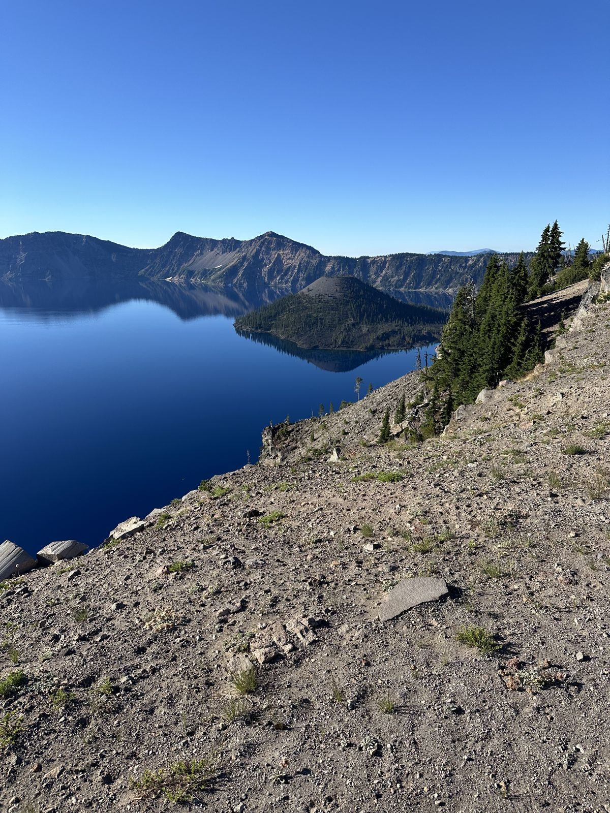 Crater Lake National Park — the Baughn family visit